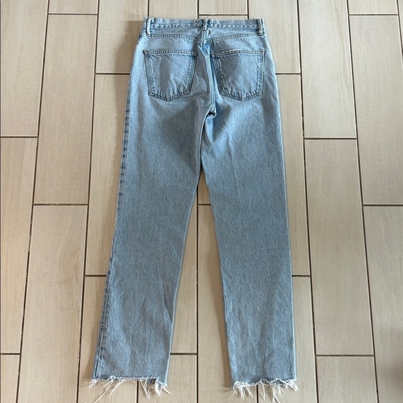 Agolde Lana High Waist Straight Denim in Curio - Picture 6 of 9
